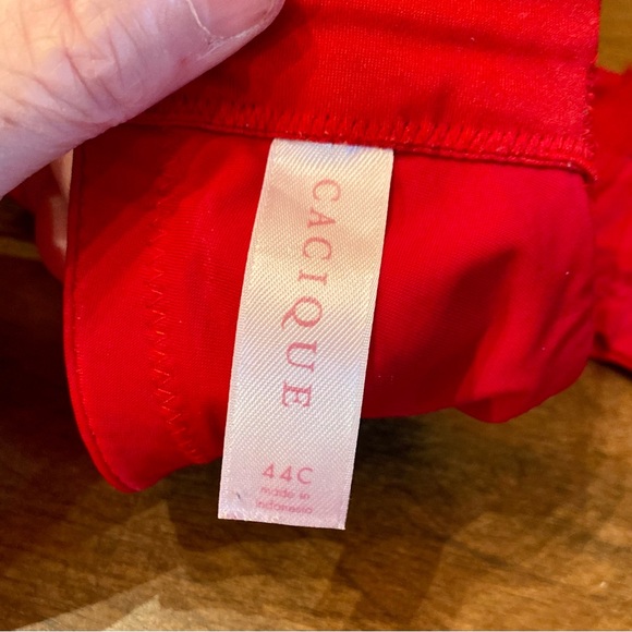 🌸Cacique Unlined Underwire Red Bra🌸 - Picture 8 of 9